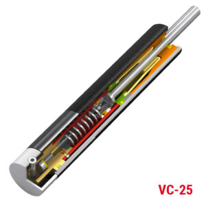 Vorschub-Ölbremse VC25, Querschnitt Produkt (grafische Darstellung)