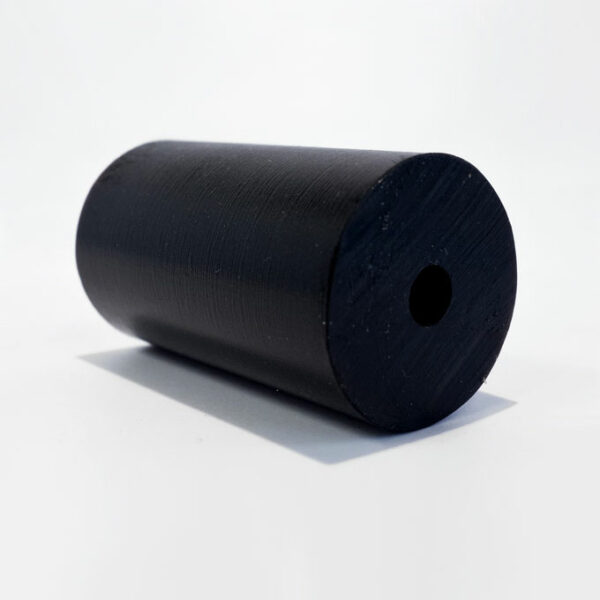 Elastomerfeder schwarz 70 Shore A, Produktbild, Elastomer, Feder zur Dämmung und Dämpfung von Luft- und Körperschall