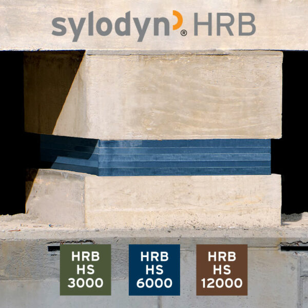 Sylodyn HRB-HS - Hochbelastbare Lager, Vibrationsdämpfung, Polyurethanelastomer, Sylodyn, Lagerung mit Sylodyn