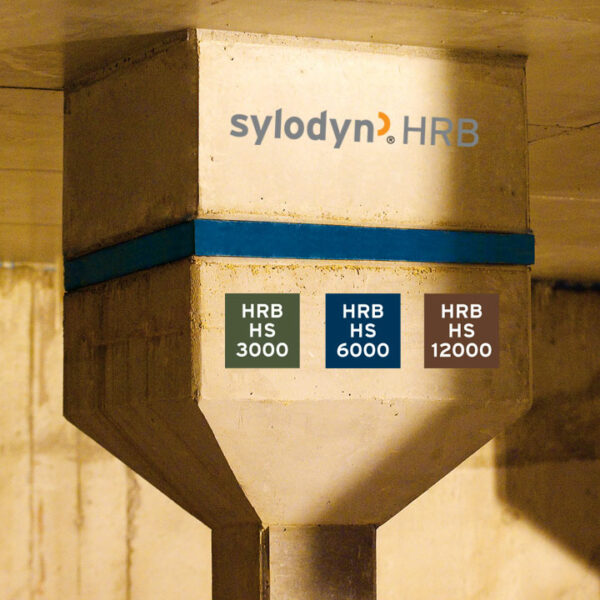Sylodyn HRB-HS - Hochbelastbare Lager, Vibrationsdämpfung, Polyurethanelastomer, Sylodyn, Lagerung mit Sylodyn, Lagerung von großen Betonpfeilern